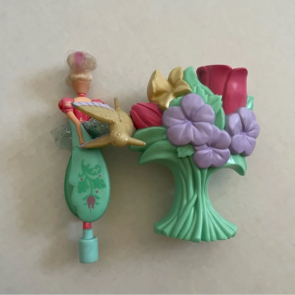 Vintage Sky Fairy Dancer with launch flower bouquet base works